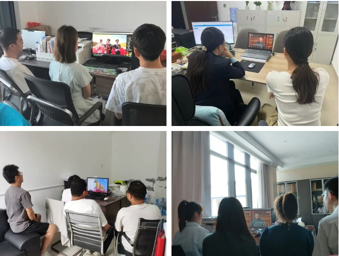 市城投集團集中收聽收看紀念中國人民抗日戰(zhàn)爭暨世界反法西斯戰(zhàn)爭勝利80周年大會